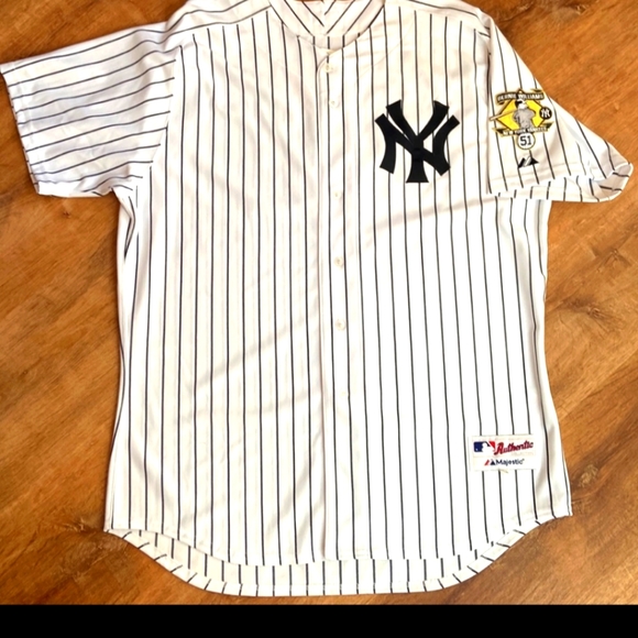 Majestic Other New York Yankee Jersey Size 52 Home Pinstripe
